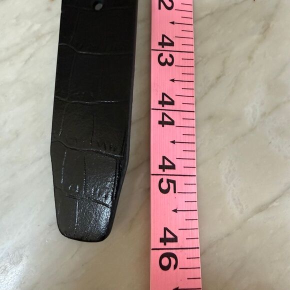 Walter Hagen reversible golf belt black crocodile print leather size L NWT - Picture 7 of 7